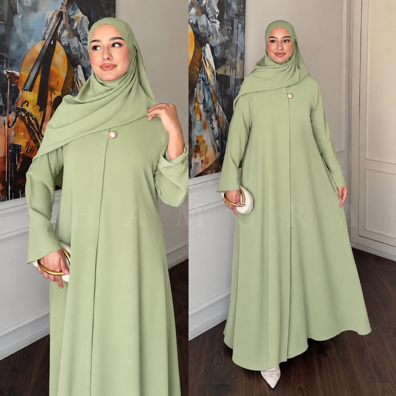 عباية خليجية كلوش + شال
