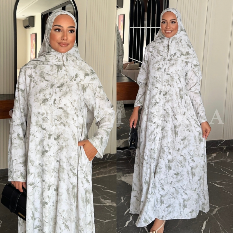 طقم عباية وشال فاخر