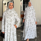 طقم عباية وشال فاخر